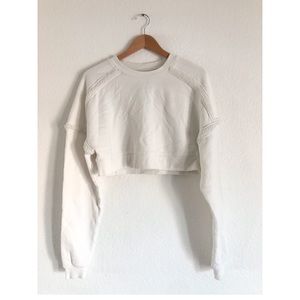 Alo Yoga City crop sweatshirt